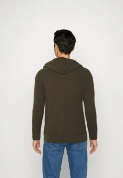 Pier One Chaqueta De Punto - Olive -Ropa De Hombre Ventas b0a66b2e84af4c3ea6725be15ad75e81