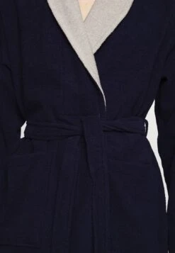 Pier One Shawl Towel Bathrobe - Albornoz -Dark Blue -Ropa De Hombre Ventas b2d1f380240f4cd8892f17a5c0efe1d5
