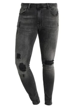 Pier One Vaqueros Pitillo - Black Denim -Ropa De Hombre Ventas bc7aeb8a629541279196d8ff2c547dd0