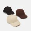 Pier One Unisex 3 Pack - Gorra - Black/Dark Brown/Beige 2 Pier One Unisex 3 Pack - Gorra - Black/Dark Brown/Beige -Ropa De Hombre Ventas c2733f675ca44ebd8c1145369473dacc