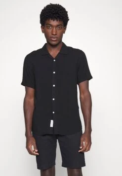 Pier One 2 Pack - Camisa - Black/White -Ropa De Hombre Ventas c6d6713af3d44ded94a400a92a553cf3