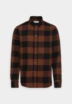 Pier One Camisa - Black/Brown