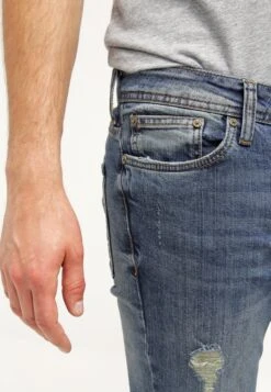 Pier One Vaqueros Slim Fit - Destroyed Denim -Ropa De Hombre Ventas c9b59730ea4f416589e15619434ec350