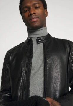 Pier One 2 Pack - Basic Turtleneck - Jersey De Punto - Black/Mottled Light Grey -Ropa De Hombre Ventas cb94862188374c17a1924e8c374f3d1b