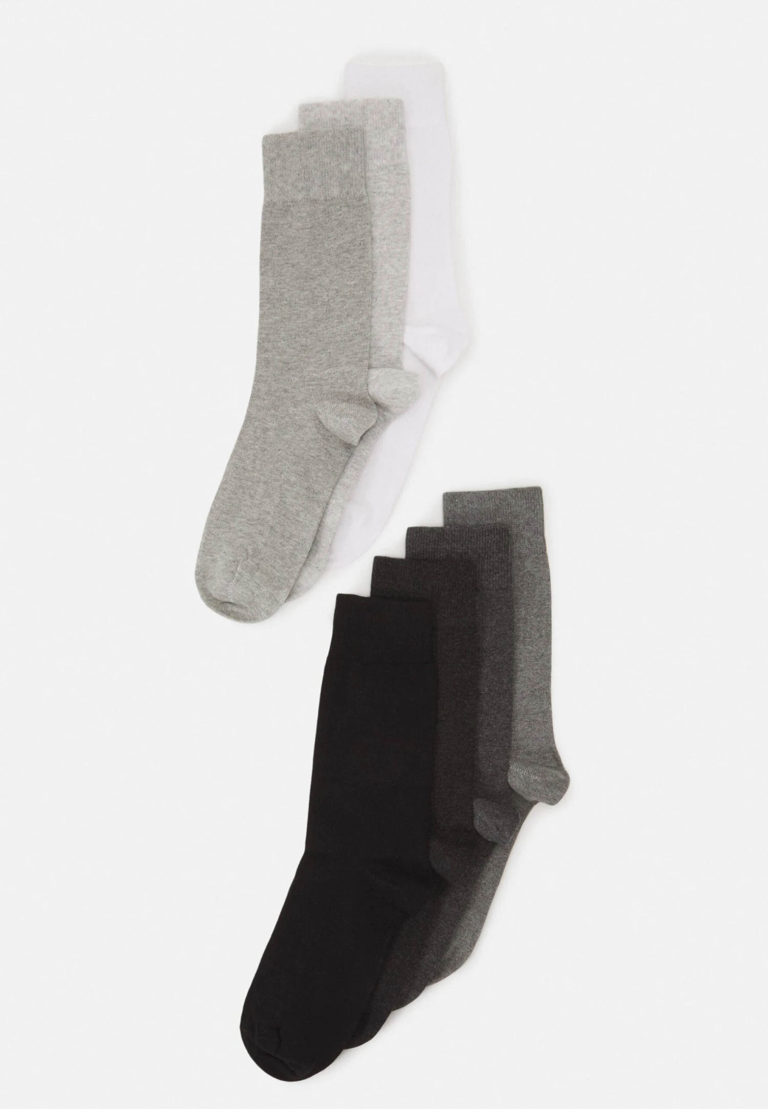 Pier One 7 Pack - Calcetines - Black/Grey 3 Pier One 7 Pack - Calcetines - Black/Grey