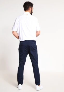 Pier One Pantalones Chinos - Dark Blue -Ropa De Hombre Ventas d781d37eda76425a93e9a0a3b37f56fe
