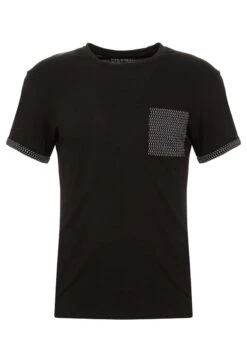 Pier One Camiseta Estampada - Black -Ropa De Hombre Ventas d8efdb77858147c4a862e0506d16e00e