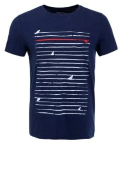 Pier One Camiseta Estampada - Navy -Ropa De Hombre Ventas da5940f754eb4cdb850afdbd438d6931
