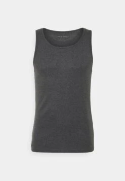 Pier One 3 Pack - Camiseta Interior - Black/Khaki/Mottled Dark Grey -Ropa De Hombre Ventas db55481c66374b04bfd0813da516887f