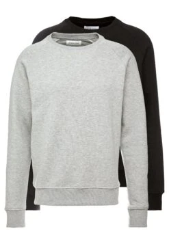 Pier One 2 Pack - Sudadera - Mottled Light Grey/Black 12 Pier One 2 Pack - Sudadera - Mottled Light Grey/Black -Ropa De Hombre Ventas dba537e667ce4fe2aee0ab958e24e9cf