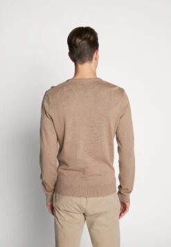 Pier One Basic Crewneck - Jersey De Punto - Mottled Beige -Ropa De Hombre Ventas e45875b79af34307b546bc88a1571a7e