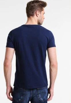Pier One Camiseta Estampada - Navy -Ropa De Hombre Ventas ef801e5034b9467b90ef00327857fd33
