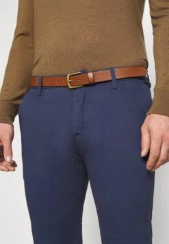 Pier One Belted - Pantalones Chinos - Dark Blue -Ropa De Hombre Ventas f0de2ed3c221491eb7c8be84f3e739f9