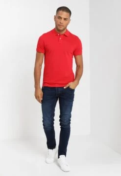 Pier One Basic - Polo - Red -Ropa De Hombre Ventas f19b174426904f7092a63e2f2bd897e5