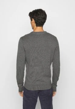 Pier One 2 Pack- Jersey De Punto - Dark Blue/Mottled Dark Grey -Ropa De Hombre Ventas f939354758d943f1950ff283b1026dd8