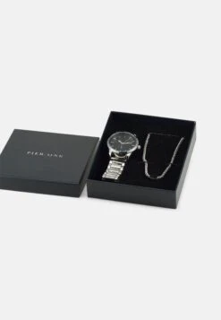 Pier One Set - Reloj - Silver-Coloured -Ropa De Hombre Ventas fb2fafb86ffb43b9a80b4dad720d3553