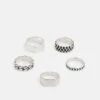 Pier One 5 Pack - Anillo - Silver-Coloured 2 Pier One 5 Pack - Anillo - Silver-Coloured -Ropa De Hombre Ventas fc3926f0e1e341beb8f9300523b0deb6
