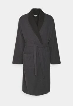Pier One Shawl Towel Bathrobe - Albornoz - Dark Grey -Ropa De Hombre Ventas fc899b7e716e4af0a060b8230c31bf9e